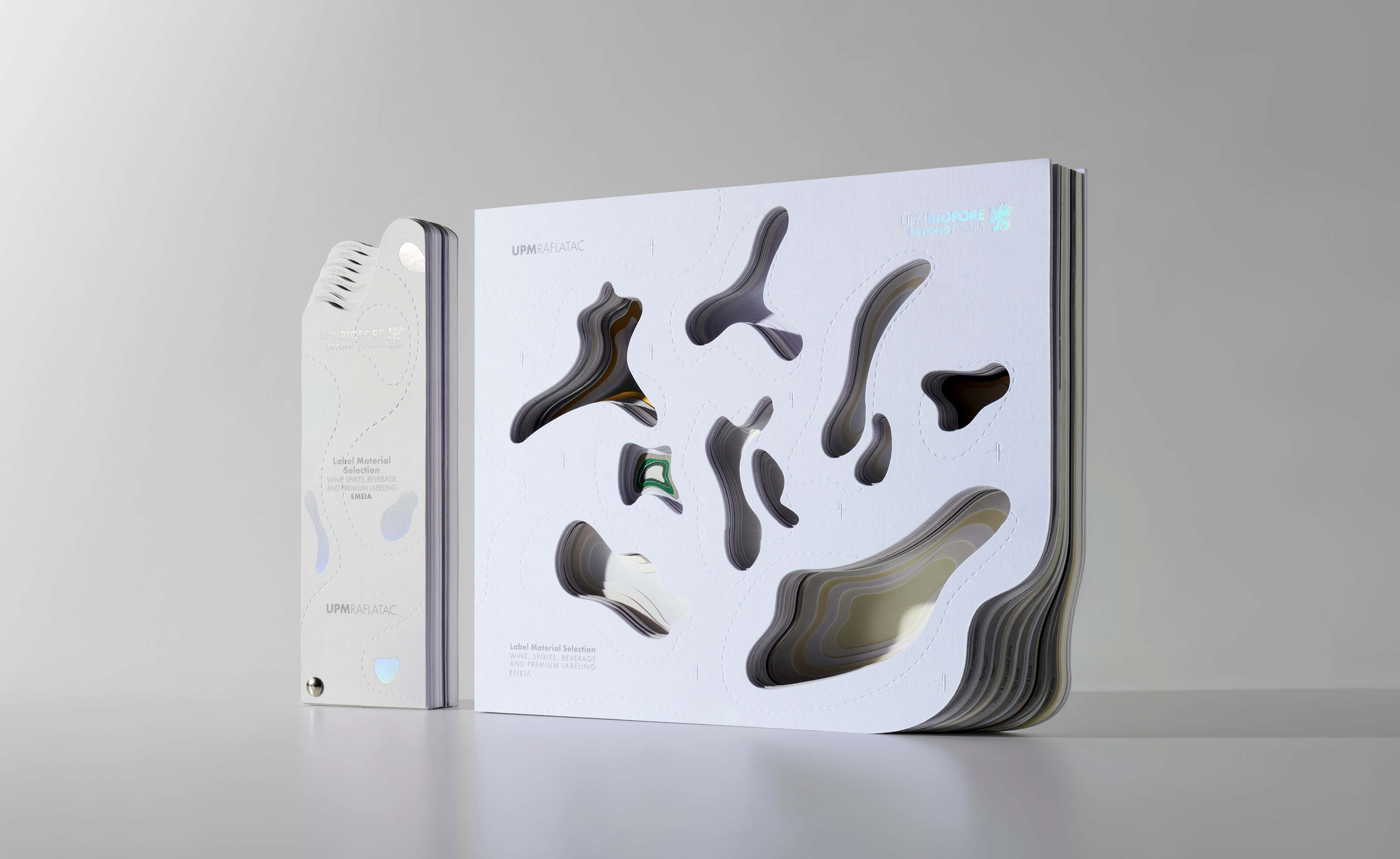 Design of the UPM Raflatac Label Materials Swatch Book: Transforming a Working Tool into a Tactile, Visual, and Inspiring Experience