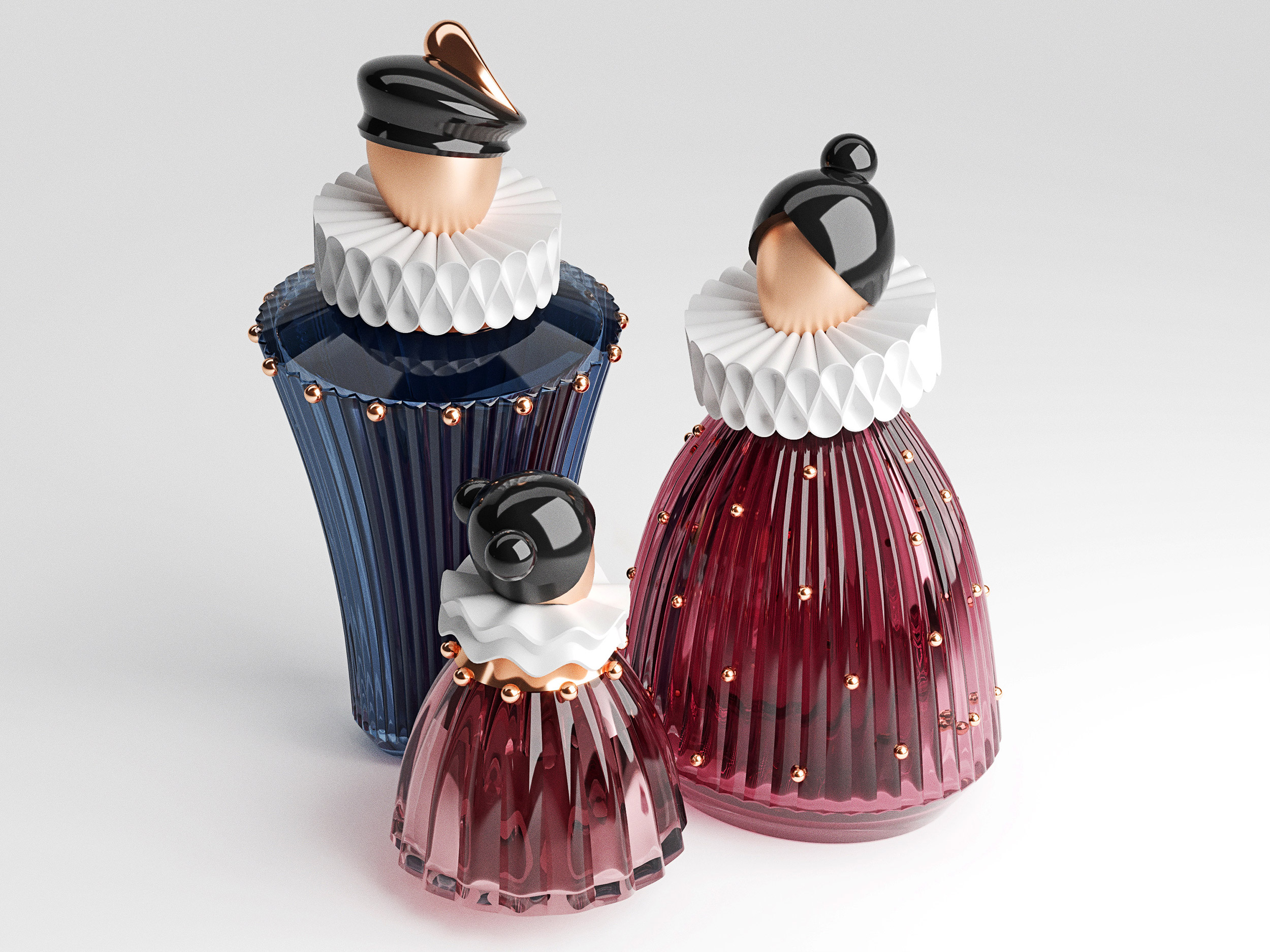 ‘Ruffs & Cuffs’ Perfume Packaging Design